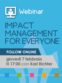 Webinar “Impact Management for Everyone” – 7 febbraio 2019